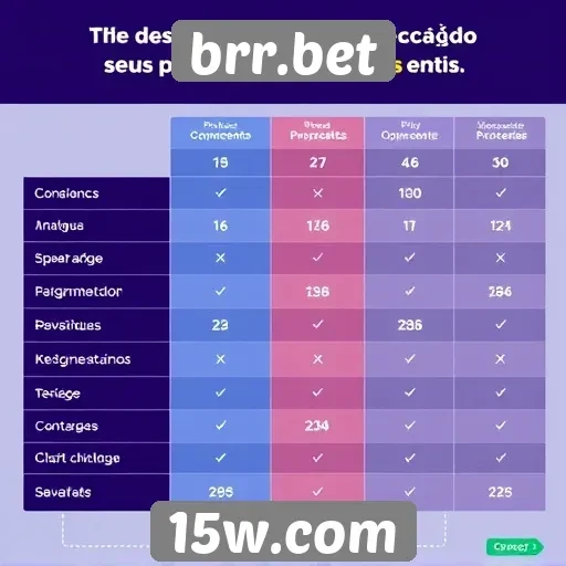 Comparativo entre brr.bet e concorrentes no mercado
